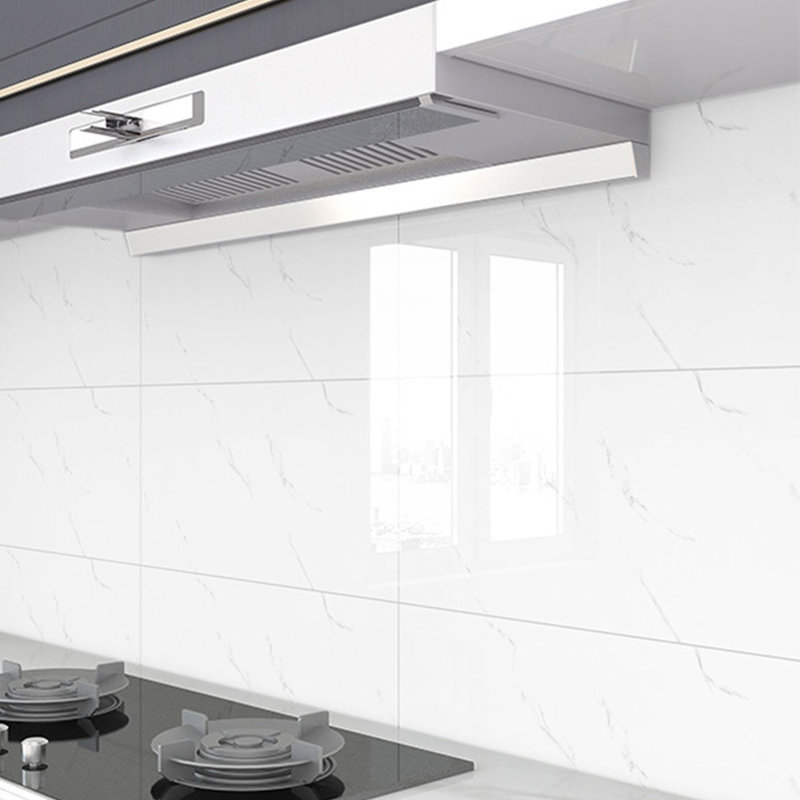 Andreika 30cm x 60cm PVC Singular Tile in White