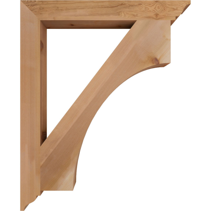 Support traditionnel Westlake, Cèdre rouge de l'Ouest, Lisse, H 42 po x l 3,5 po x P 34 po