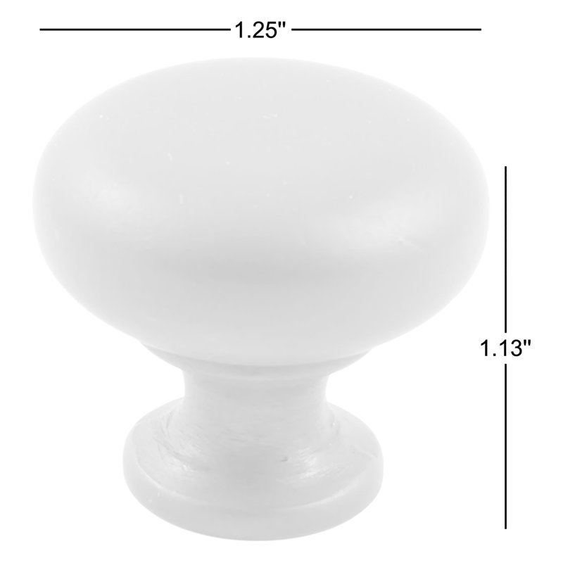Poignée champignon, Noir
