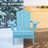 Ayanda HDPE Folding Adirondack Chair With Dual Cup Holder(Set Of 2)-603688851