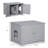 Khadijah Modern Cat Litter Box Enclosure With Adjustable Partition For Customizable Space, Cat Washroom End Table For Indoor Cats With Hidden Storage Cabinet Space, Dark Gray-1087616521