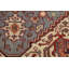 Tapis indien clair géométrique bleu clair 4 x 6