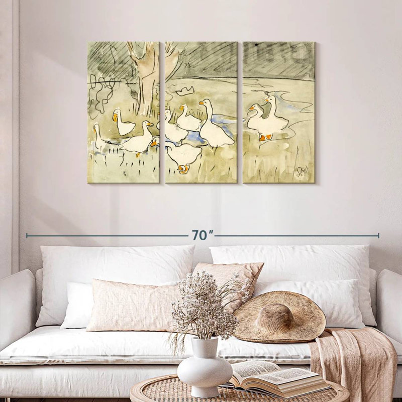 Brampt Classic Ducks, 28" H x 45" W