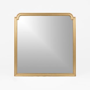 Heritage Framed Round Mirror - Gold Leaf - Wood - 17 / 19 - Simple & Modern Designs - Oval and Round Mirrors