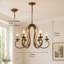 Lustre 6 lumières façon bougie Kulpsville-1639223821