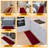 Ottohome Red Runner Rug-164076534-143197549