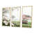 Toile naturelle avec cadre flottant