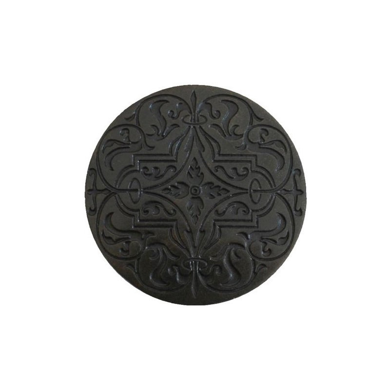 Olde World Mushroom Knob, Dark Brass