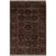 Hand-Knotted High-Quality Black and Black Area Rug