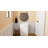 Badeloft Rectangular Stone Resin Freestanding Pedestal Bathroom Sink SB-02-M in Matte White-35943456