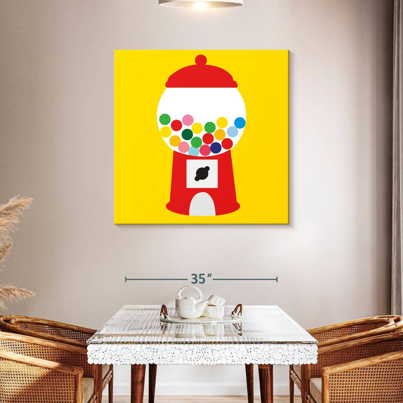 Ashelle Gumball Machine, 39" H x 39" W