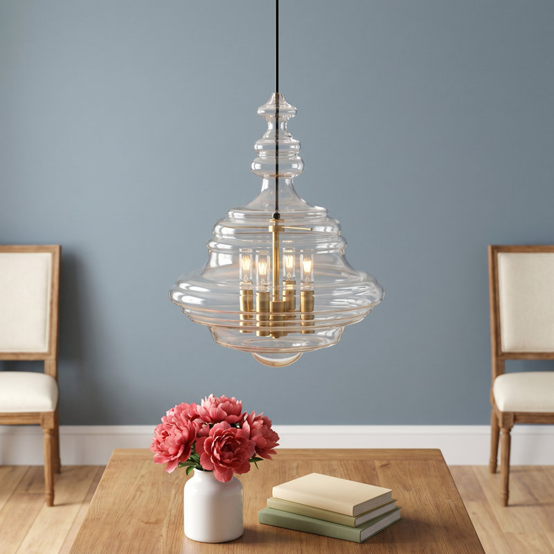 Roth 4 - Light Pendant, Polished Nickel