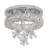 Round Crystal  Chandelier Modern  LED Ceiling Light Flush Mount Close To Ceiling Light For Living Room Bedroom (3 Light Temperatures Can Be Changed)-841841699