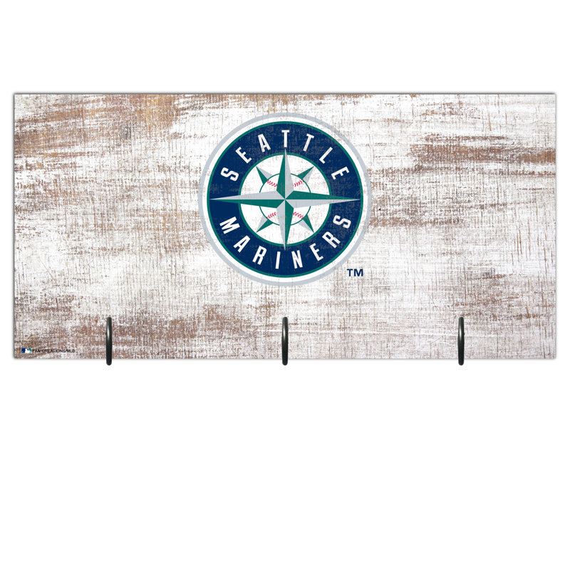 3 - Hook Wall Mounted Coat Rack, Mariners
