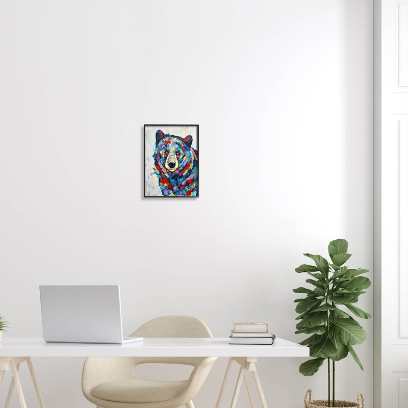 Art abstrait géométrique aux teintes géométriques par Jen Seeley, Giclée encadrée noir minuit, H 14 po x l 11 po x P 1,5 po