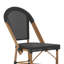 Chaise empilable Lavigne de style français avec siège en polyester enduit de PVC et structure en métal pour une utilisation intérieure / extérieure-86596033-86596034-86596032