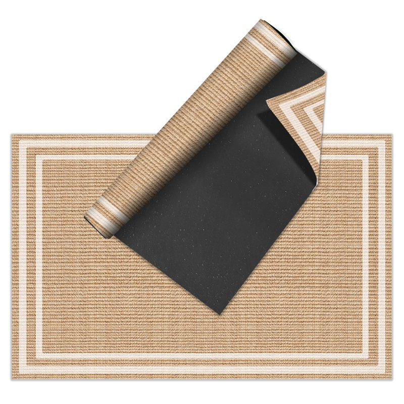 Vinyl Floor Mat for Home, Indoor and Outdoor use, Agnan, Rectangle 140 x 200cm