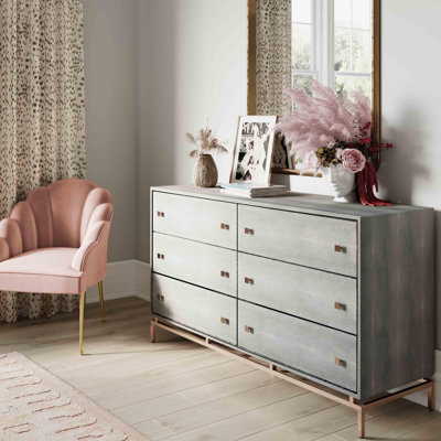 6 Drawer Double Dresser
