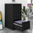 Lockable 3 Metal File Cabinet For Home Office - To Rust, Fits Letter/A4/Legal Size Files, Rounded Corners 3 Drawer Filing Metal, Strong & , Smooth Silent Rails, Organize Files Effectively