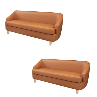 Monquisse 55'' Faux Leather Loveseat