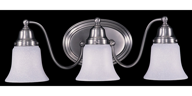 Éclairage pour meuble-lavabo 3 lumières Lanclos, Nickel poli