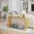 46.22 in Rectangle Solid Wood Farmhouse Console Table-103547124