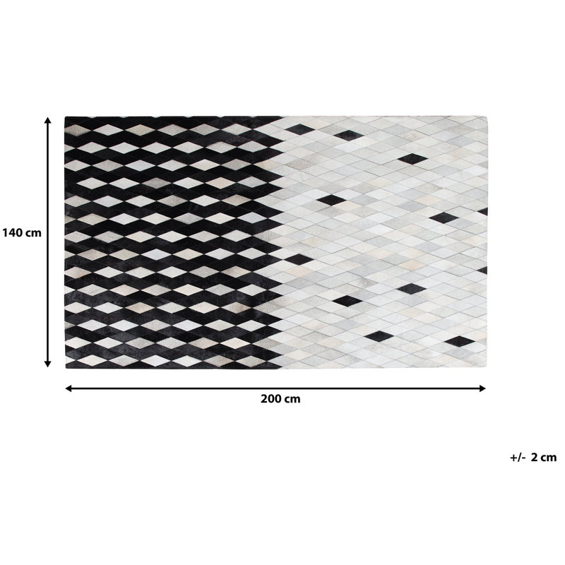 Annie Geometric Hand Woven Area Rug, Rectangle 140 x 230cm