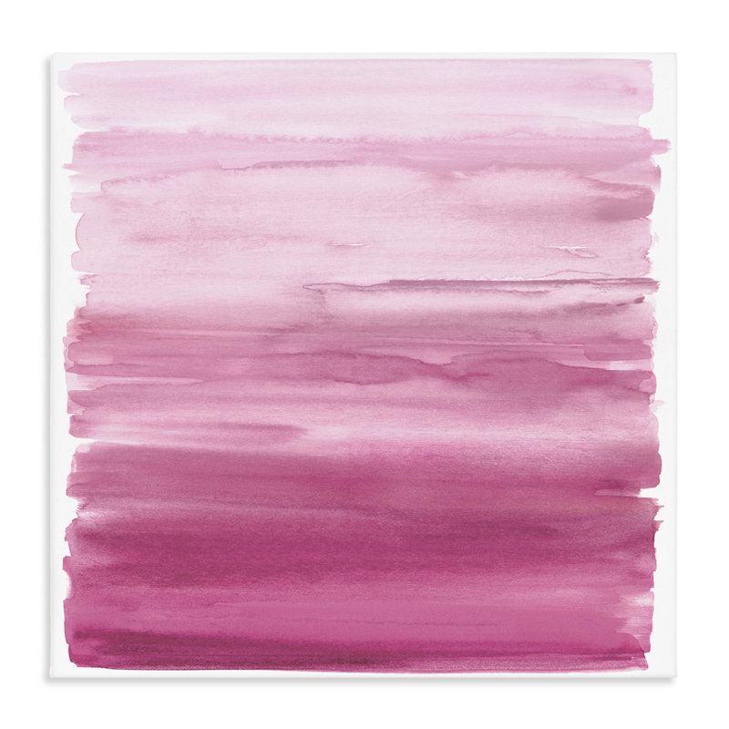 Gradient rose rosé, conception par Allie Corbin, H 30 po x l 30 po