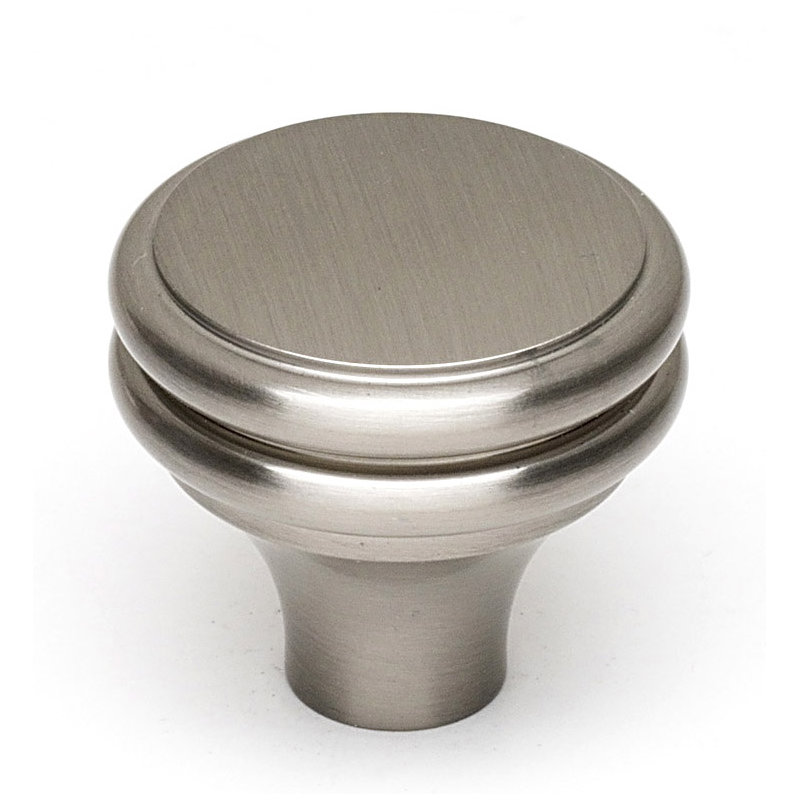 Mushroom Knob, Satin Nickel