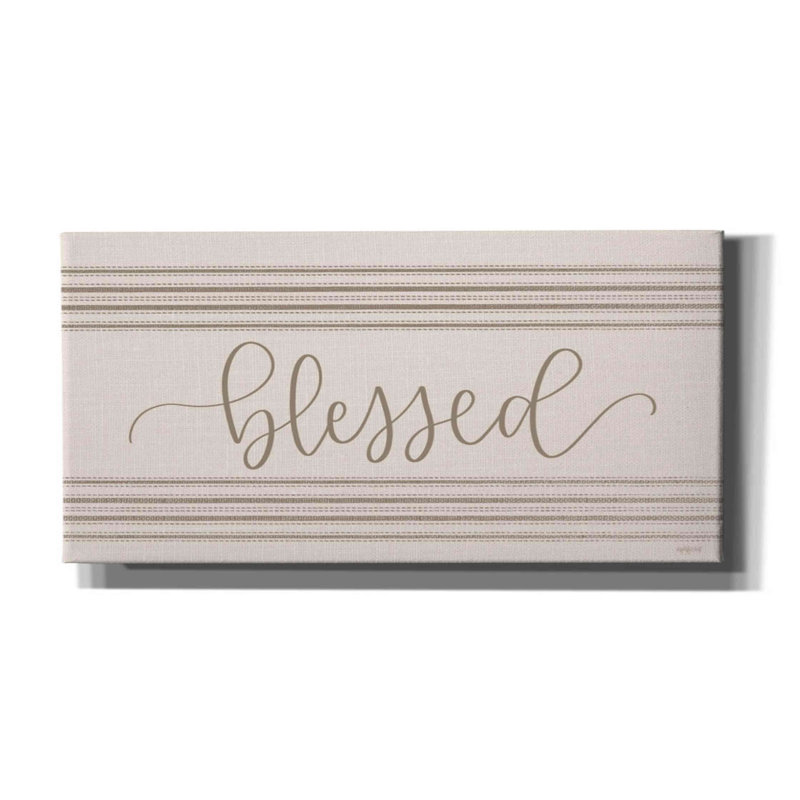 «Blessed 3 on Canvas» par Imparfect Dust Print, H 12 po x l 24 po x P 0,75 po