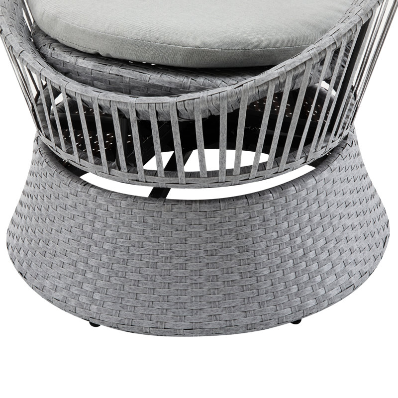 Fauteuil contemporain contemporain en fer et en polyéthylène Haut, pratique pour le rangement