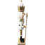 Casse-noisette 60 po blanc et or