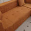 Canapé modulaire en L 105,5 po, canapé modulaire en L capitonné à assise profonde avec méridienne pour salon-1467906289