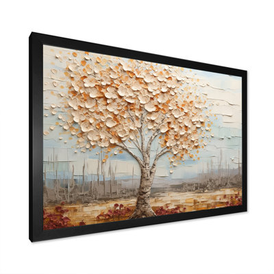 Arbre de minimalisme américain Basswood III - arbre, art mural