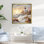 «Coastal Light House Charm in Winter I», reproduction sur toile