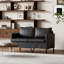 Causeuse moderne en similicuir de 51 po-1857327971