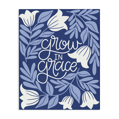 «Grow in Grace Florals», art mural sur toile par Taylor Shannon Designs