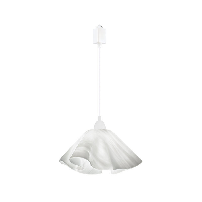 Luminaire suspendu Dale, Grand, Blanc, Nuage blanc