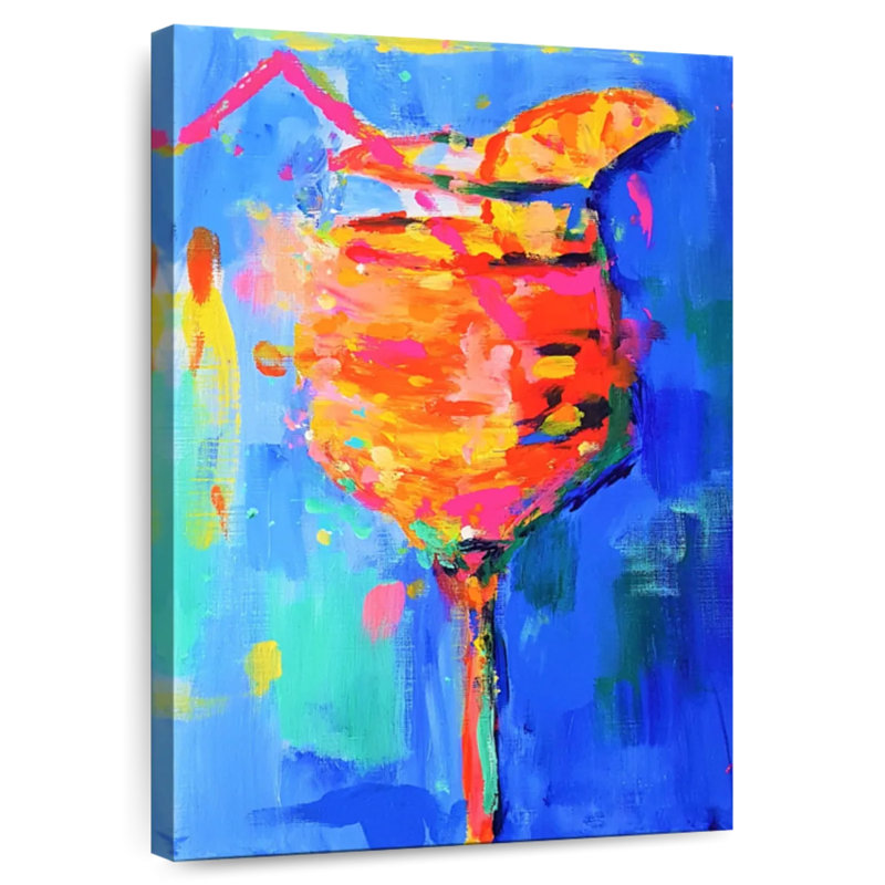 Yarlin Aperol Spritz I, 48" H x 32" W