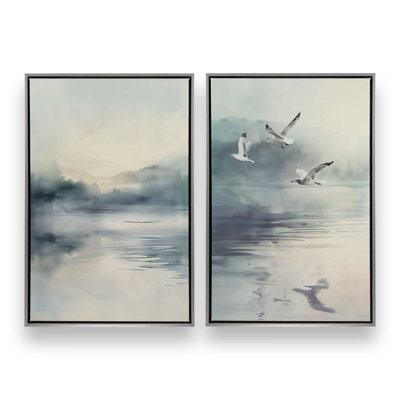 Misty Soar Set of 2 Canvas Prints