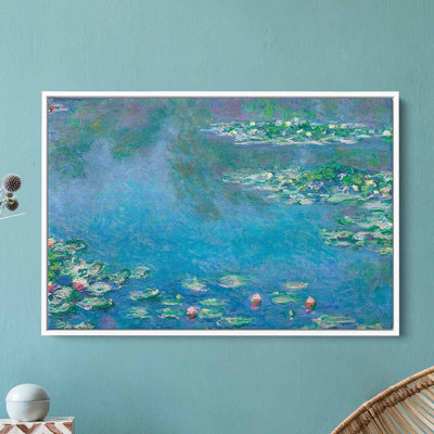 Art mural sur toile "Gabrielle bleue" par Claude Monet