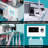 Wall-Mounted Automatic Toothpaste Dispenser With Toothbrush Holder, Grey