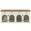 Meuble télé 70 po pour 2 chiens avec 4 tiroirs de rangement et porte de séparation-1161507237