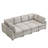 Chenille With Square Arms Sofa-304612022