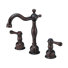 Garniture de robinet de baignoire romaine à deux poignées à fixation sur le comptoir Opulence