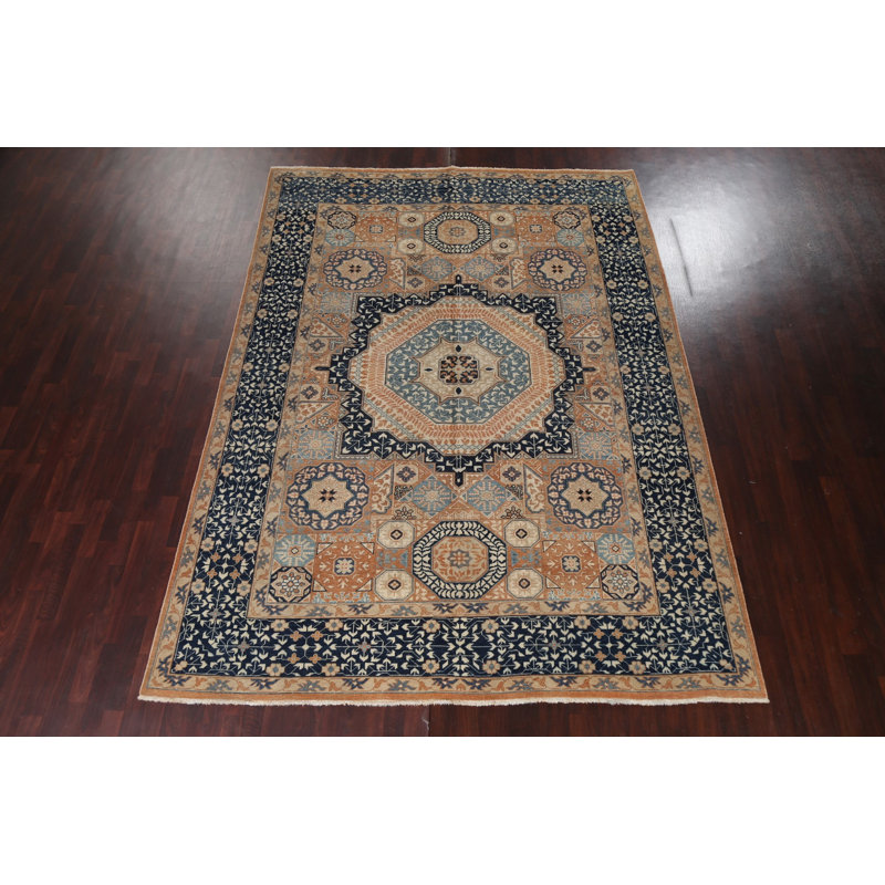Tapis oriental en laine végétale Khotan 9 x 12