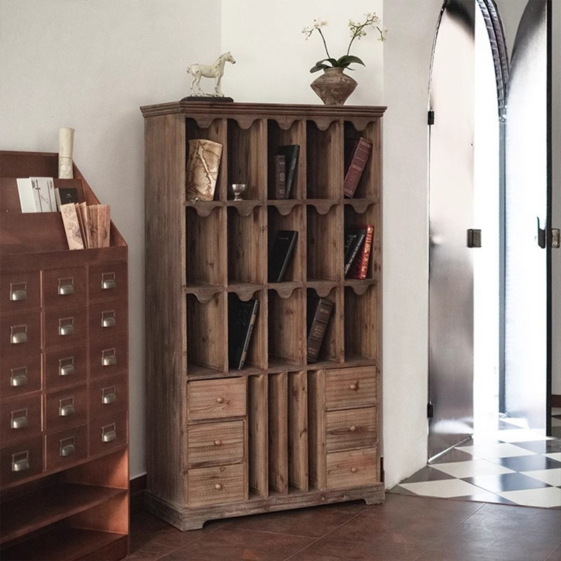 Vitrines en bois manufacturé Burlywood
