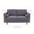 Auxence 62'' Upholstered Loveseat-1709644016