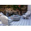 Eclipse 44" Round Natural Gas Fire Pit Table with Wind Guard & Burner Lid-1634625709