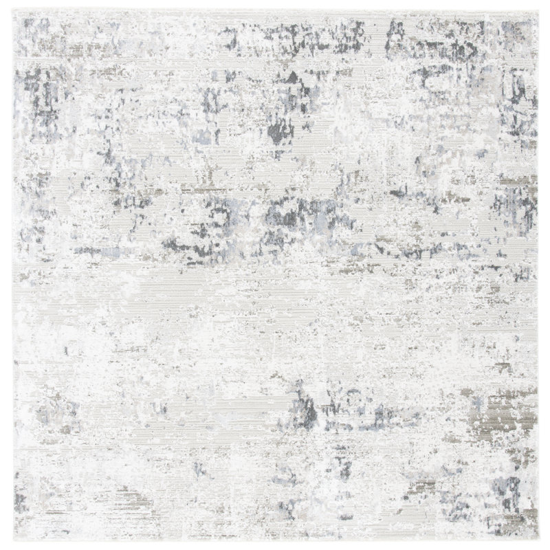 Princeton Performance Abstract Rug, Square 6'7"